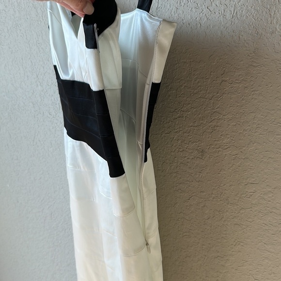 Democracy Black and White Cocktail Dress Size 4 - Picture 5 of 16